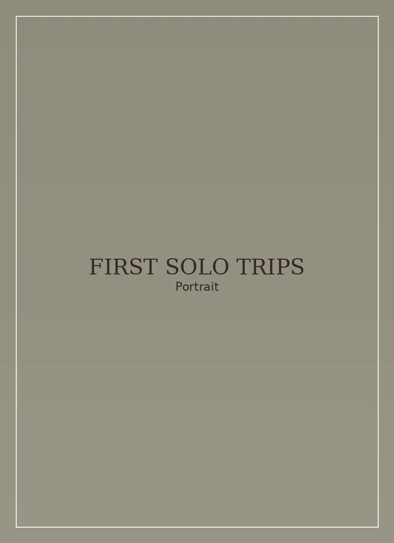 Placeholder artwork for first solo trip stories
