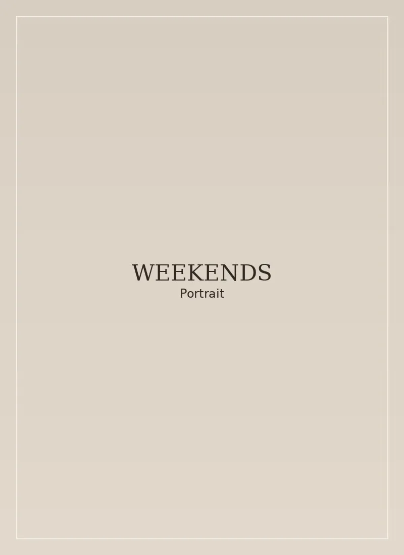Placeholder artwork for weekend travel stories